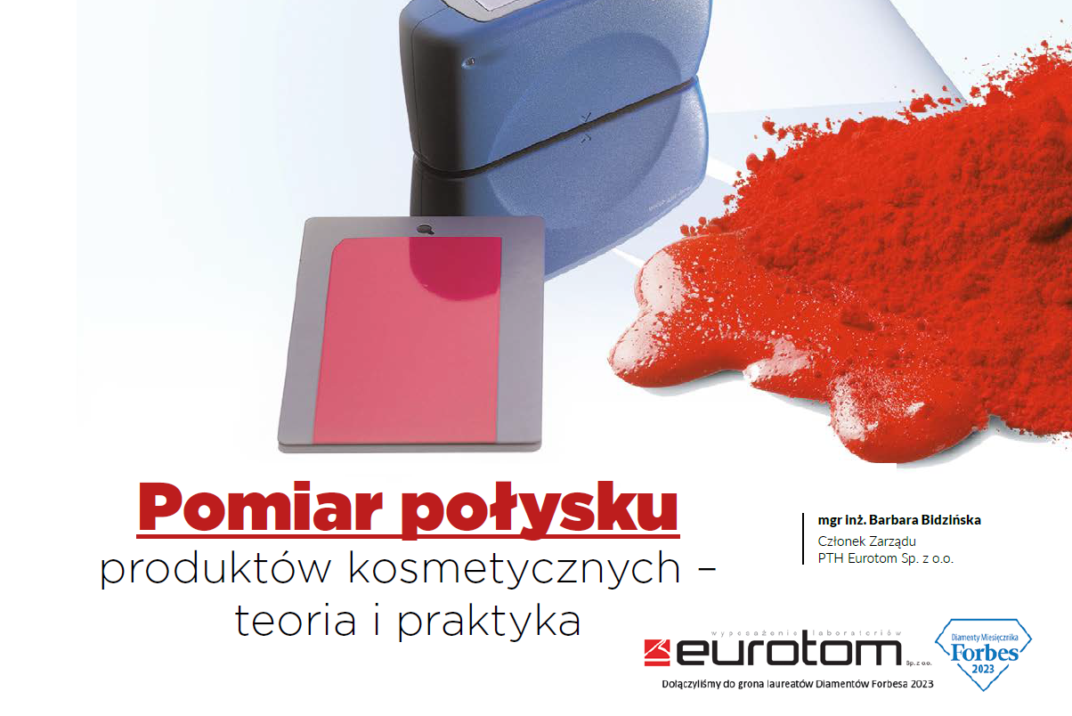 Pomiar połysku produktów kosmetycznych – teoria i praktyka
