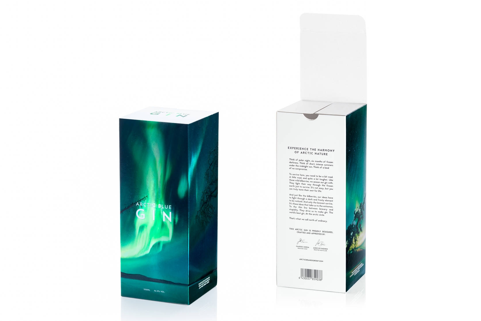 Opakowanie Arctic Blue Gin laureatem nagrody Produkt Roku AIMCAL