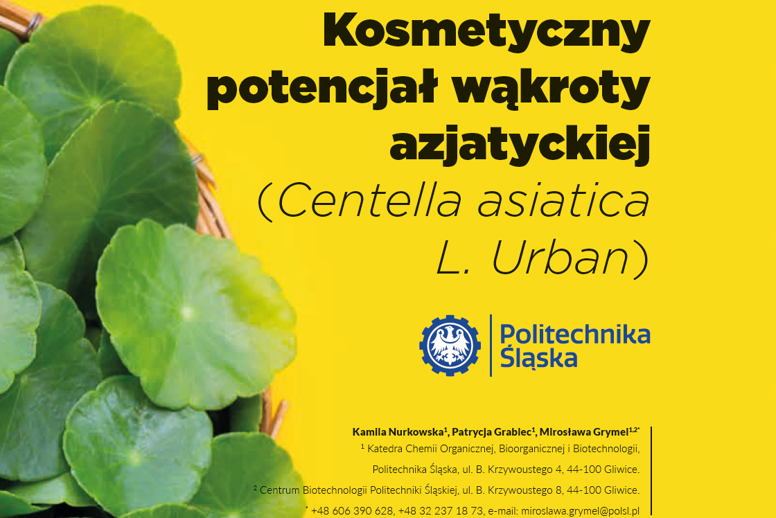 Kosmetyczny potencjał wąkroty azjatyckiej (Centella asiatica L. Urban)