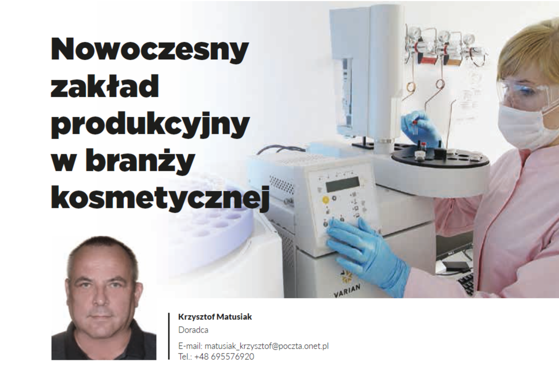 Nowoczesny zakład produkcyjny w branży kosmetycznej