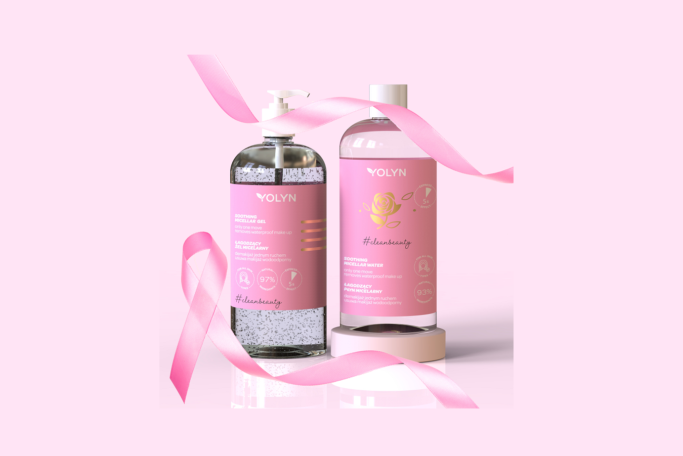 Miesiąc świadomości raka piersi. Marka kosmetyczna Yolyn przyłącza się do kampanii ,,różowego października’’