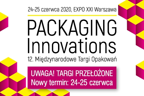 Międzynarodowe Targi Opakowań Packaging Innovations przełożone na czerwiec