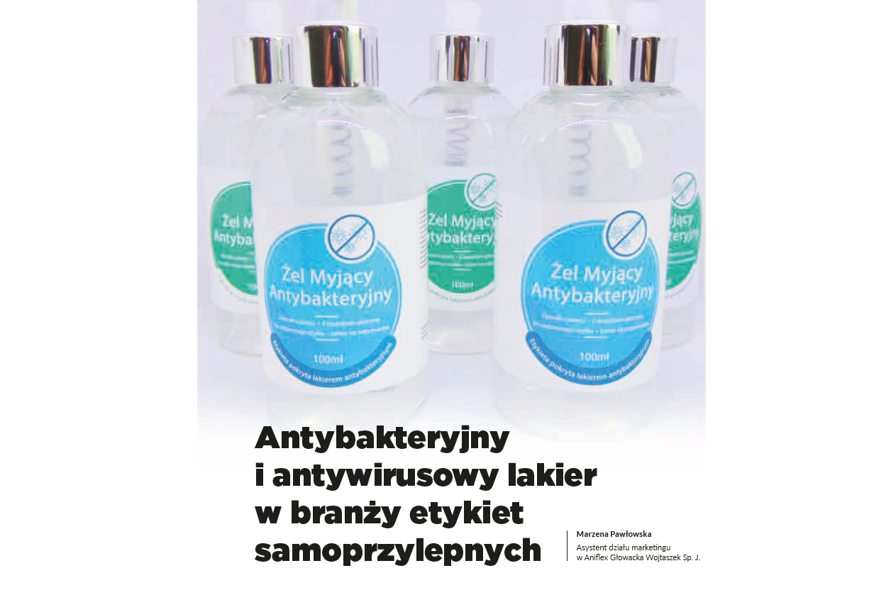 Antybakteryjny i antywirusowy lakier w branży etykiet samoprzylepnych