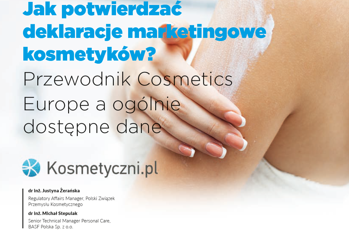 Jak potwierdzać deklaracje marketingowe kosmetyków? Przewodnik Cosmetics Europe a ogólnie dostępne dane