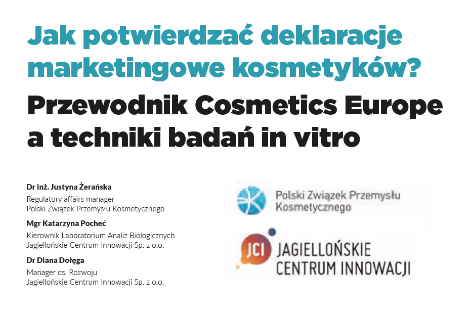 Jak potwierdzać deklaracje marketingowe kosmetyków? Przewodnik Cosmetics Europe a techniki badań in vitro