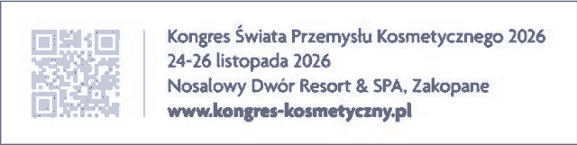 Kongres Świata Przemysłu Kosmetycznego 2026 – 24–26 listopada 2026, Nosalowy Dwór Resort & SPA w Zakopanem, kod QR do strony kongresu